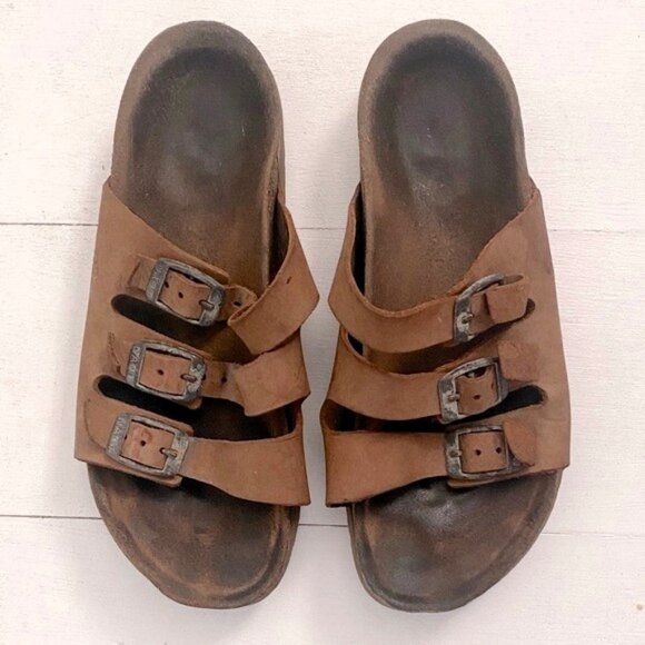 VINTAGE NAOT women's austin sandals in tan - Picture 6 of 16